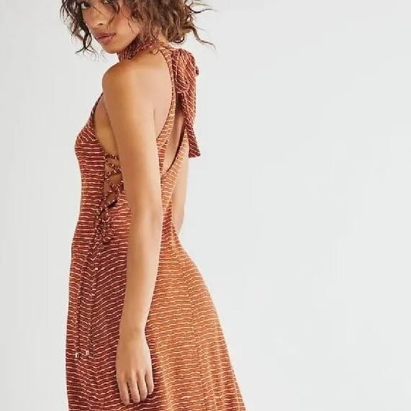 FREE PEOPLE Frankie Maxi Halter Dress - Picture 3 of 13